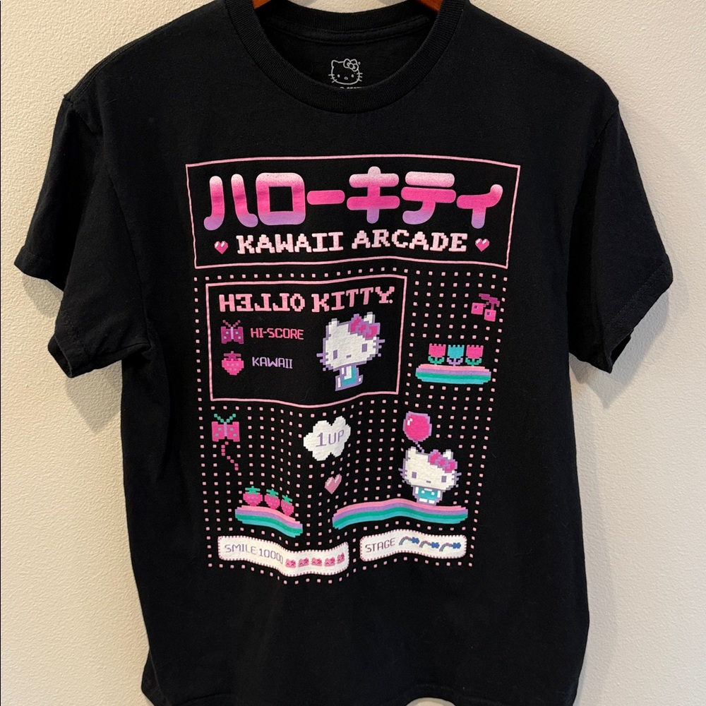 Hello Kitty Black Graphic Tee